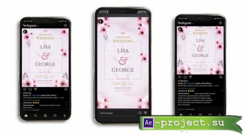 Videohive - Wedding Instagram Post || Wedding Invitation Intro - 43569984 - Project for After Effects