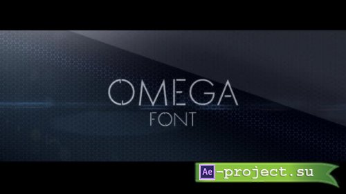 Videohive - OMEGA font - 12530802 - Project for After Effects