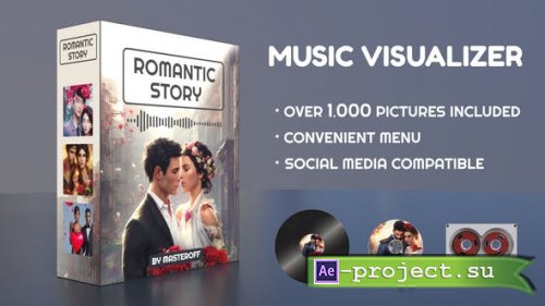 Videohive - Romantic Love Story Music Visualizer - 43518973 - Project for After Effects