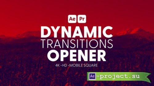 Videohive - Dynamic Transitions Opener - 43002030 - Project for After Effects