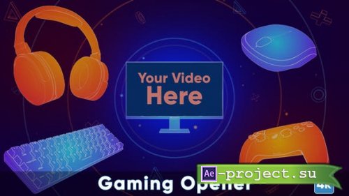 Videohive - Gaming Opener - 43602417 - Project for After Effects