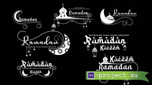 Videohive - Ramadan Titles - 43646244 - Project for After Effects