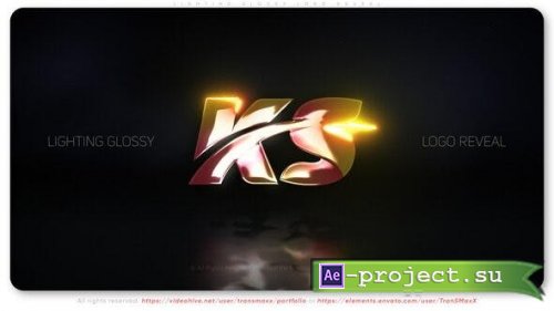 Videohive - Lighting Glossy Logo Reveal - 43555608 - Project for After Effects