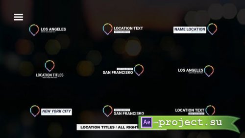Videohive - Location Names | AE - 43647134 - Project for After Effects