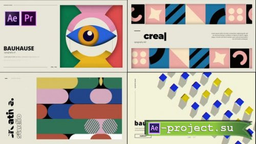 Videohive - Bauhaus Stories and Posts Pack - 43670390 - Project for After Effects