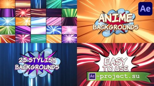 Videohive - Anime Backgrounds | After Effects - 43641649 - Project for After Effects