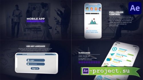 Videohive - Mobile App Presentation for After Effects - 43421483 - Project for After Effects