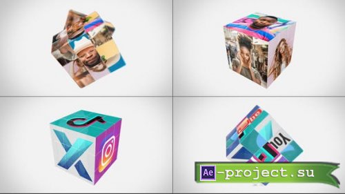 Videohive - Rubik Cube Reveal - 43689531 - Project for After Effects