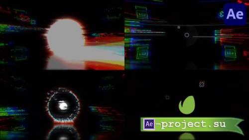 Videohive - Circular Chromatic Glitch for After Effects - 43661634 - Project for After Effects
