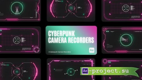 Videohive - Cyberpunk HUD Camera Recorder for After Effects - 43779924 - Project for After Effects