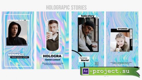 Videohive - Holographic Stories - 43726547 - Project for After Effects