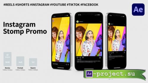 Videohive - Instagram Stomp Promo - 43725326 - Project for After Effects
