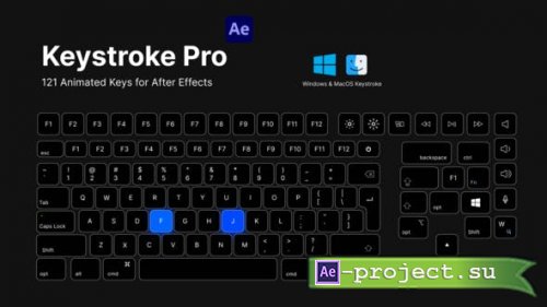 Videohive - Keystroke Pro for After Effects - 43682443 - Project for After Effects