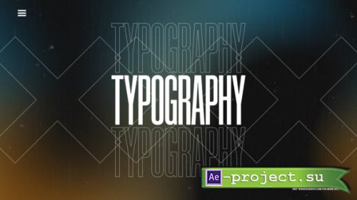 Videohive - Typography Intro - 43234490 - Project for After Effects