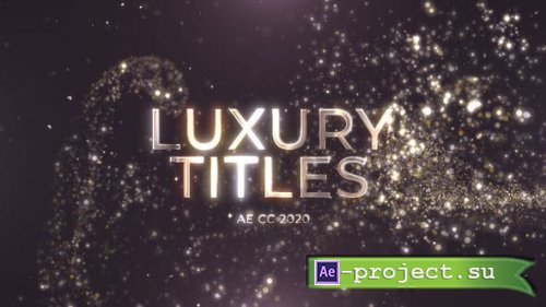 Videohive - Gold Particles Titles - 43755751 - Project for After Effects