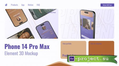 Videohive - Mockup Phone Pro14 - 43752110 - Project for After Effects
