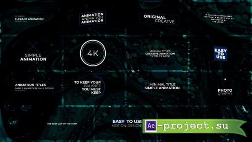 Videohive - Minimal Titles Animation | After Effects - 43769237 - Project for After Effects