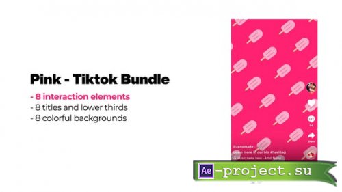 Videohive - Pink - TikTok Bundle - 43768803 - Project for After Effects