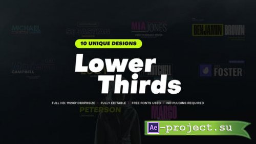 Videohive - Lower Third Title - 43775932 - Project for After Effects