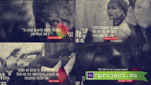 Videohive - History Quotes Slideshow - 43720606 - Project for After Effects