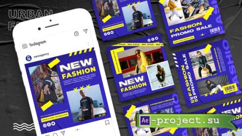 Videohive - Urban Fashion Instagram Media Post - 43668692 - Project for After Effects