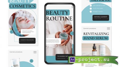 Videohive - 5 Cosmetics Beauty Stories Instagram - 43781831 - Project for After Effects