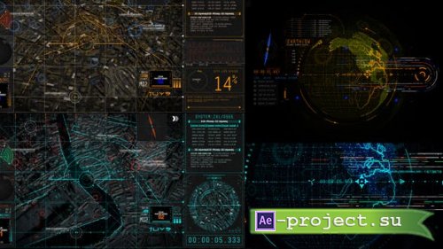 Videohive - HUD UI Earth 5 - 43775314 - Project for After Effects