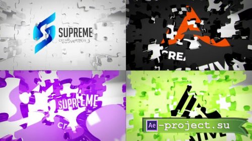Videohive - 3D Puzzle Logo Reveal - 41902512 - Project for After Effects