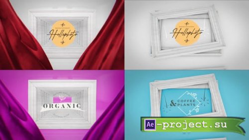Videohive - Wooden Frames Logo Reveal - 41066059 - Project for After Effects