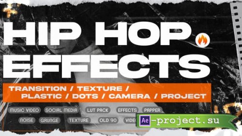 Videohive - Hip Hop Music Video Transition Pack - 43779666 - Project for After Effects
