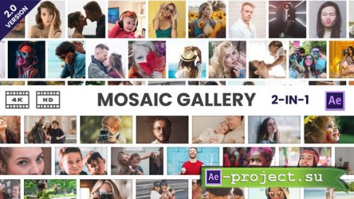 Videohive - Mosaic Photo Gallery - 32793286 - Project for After Effects
