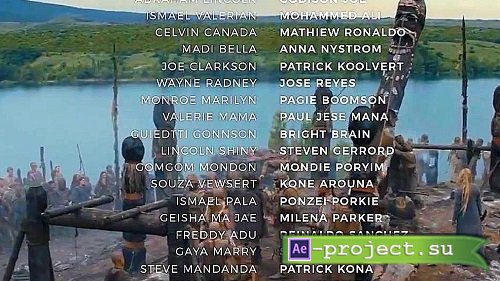 Film Credits 897123 - Project for After Effects