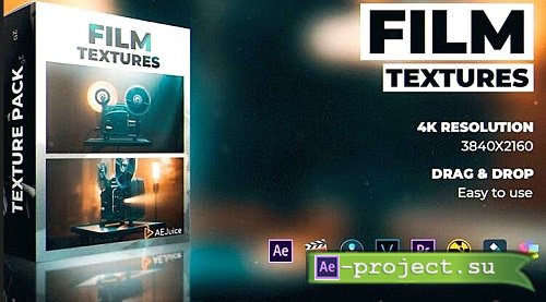 Film Textures for After Effects and Premiere Pro