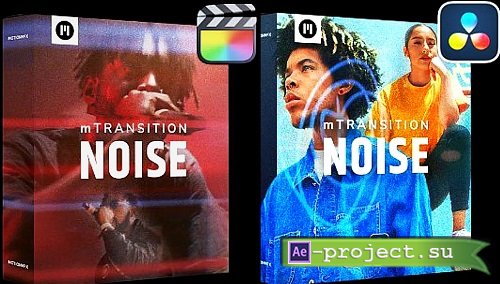 mTransition Noise - Final Cut Pro , DaVinci Resolve 