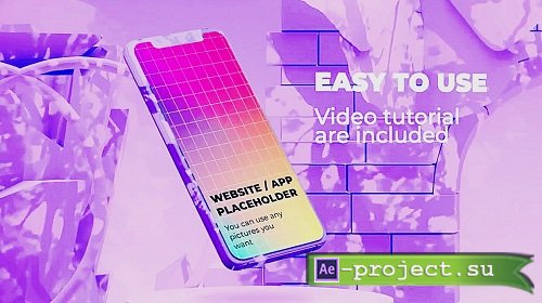 Videohive - Aesthetic App Website Promo 44473683 - Project For Final Cut & Apple Motion
