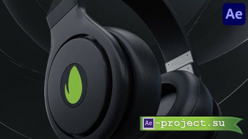 Videohive - Headphones Logo for After Effects - 43719884 - Project for After Effects