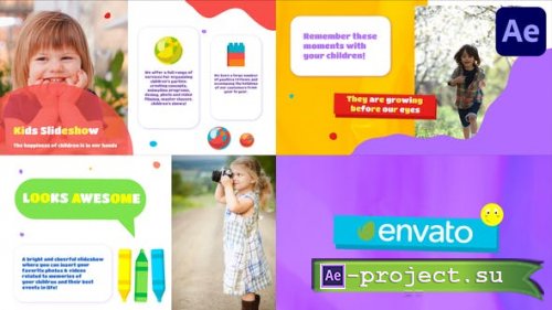 Videohive - Kids Colorful Slideshow | After Effects - 43857009 - Project for After Effects