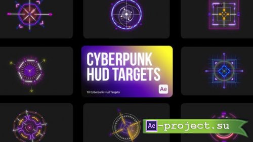 Videohive - Cyberpunk HUD Targets for After Effects - 43960966 - Project for After Effects