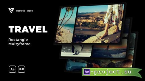 Videohive - Travel Adventure | Rectangle Multyframe - 38017530 - Project for After Effects