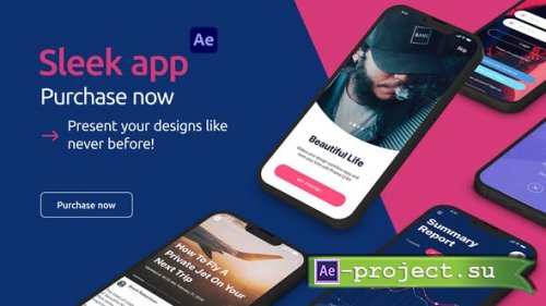 Videohive - Sleek App Promo - 39916549 - Project for After Effects