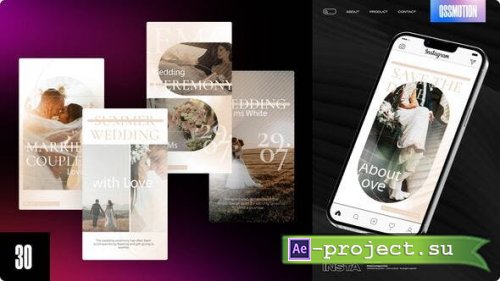 Videohive - Wedding Instagram Stories - 43930373 - Project for After Effects