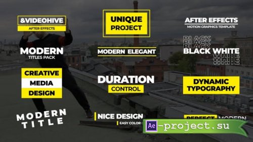 Videohive - Modern Titles | AE - 43897419 - Project for After Effects