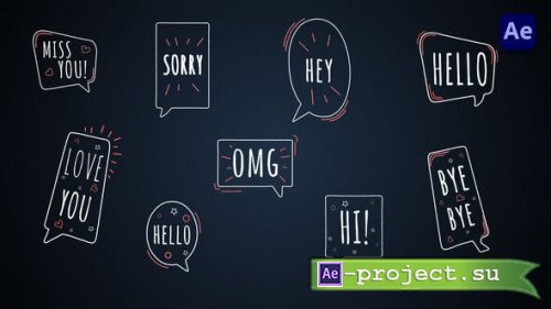 Videohive - Feeling Expressions Bubbles [After Effects] - 43898107 - Project for After Effects