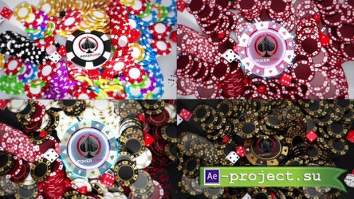 Videohive - Gambling Chips Logo Reveal - 43939022 - Project for After Effects