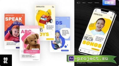 Videohive - Kids Instagram Stories - 43930395 - Project for After Effects