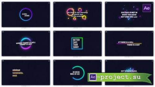 Videohive - Modern Colorful Titles  AE - 43942702 - Project for After Effects