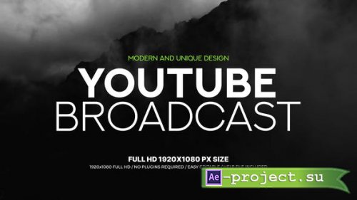 Videohive - Youtube Broadcast - 43932265 - Project for After Effects