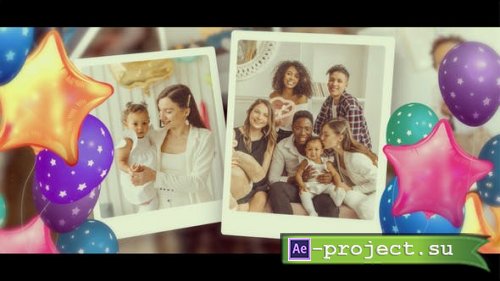 Videohive - Happy Birthday Slideshow - 42887147 - Project for After Effects