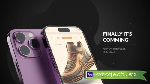 Videohive - Phone 14 Pro App Presentation Mockup - 43641521 - Project for After Effects
