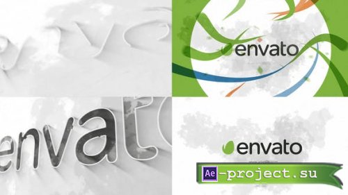 Videohive - Watercolor Stroke Logo Reveal - 43941938 - Project for After Effects